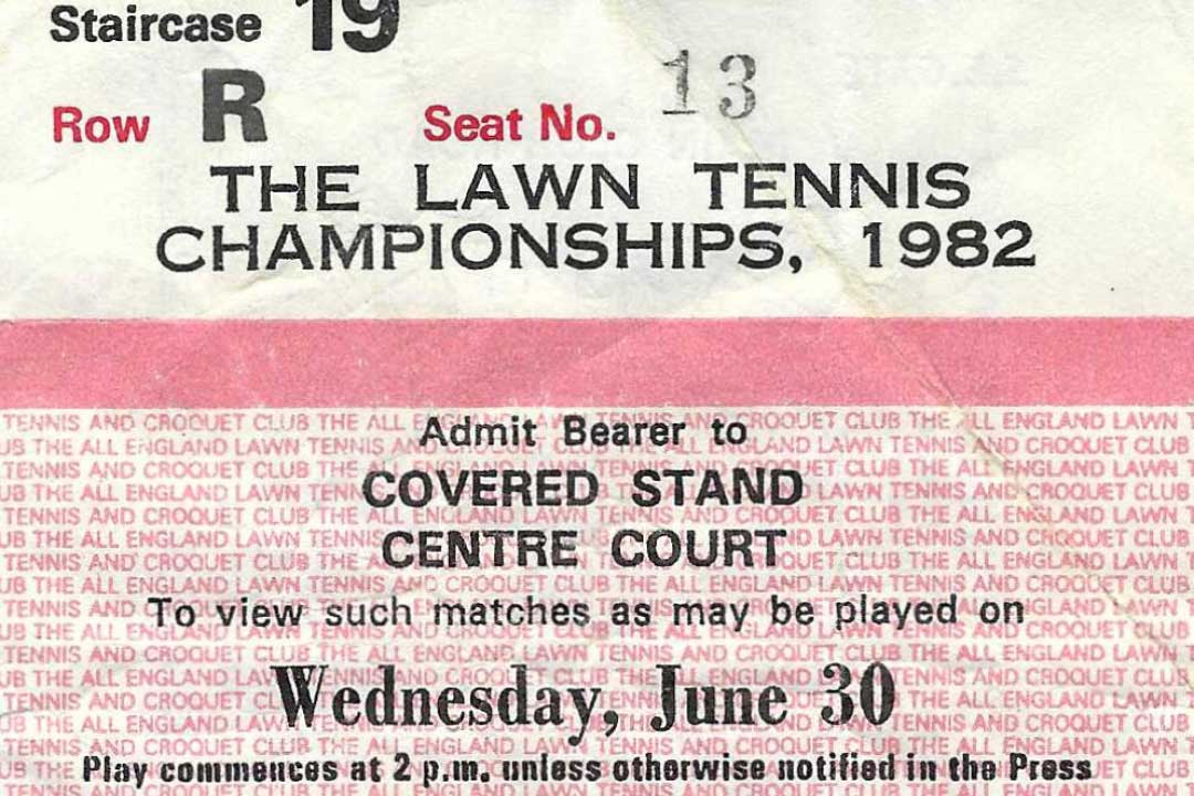 Wimbledon June 1982