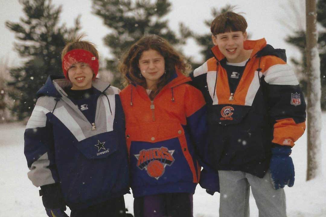 Cousin Emily in Barrington December 1993