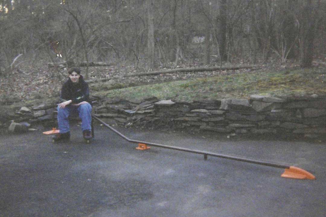 Grinding at Pardee Circle December 1997