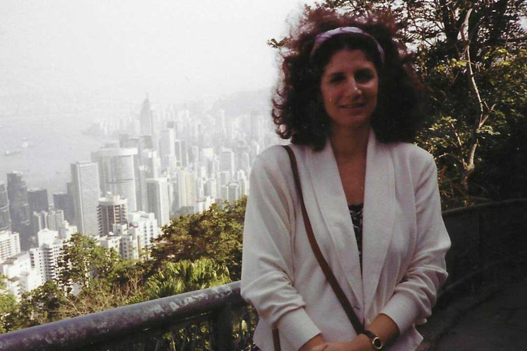 Liz to Orient October 1979