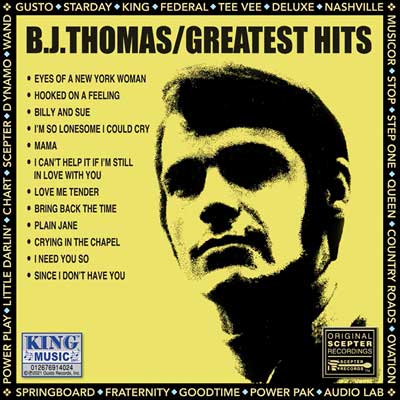 B.J. Thomas Greatest Hits album cover
