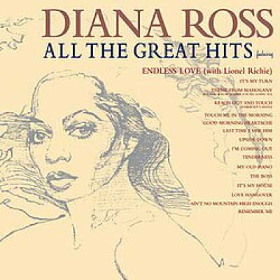 Diana Ross All the Greatest Hits album cover