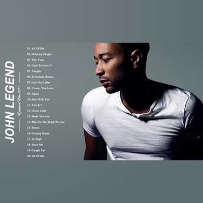 John Legend Greatest Hits 2021 album cover