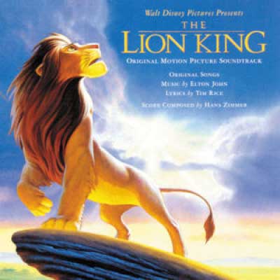 The Lion King soundtrack album cover