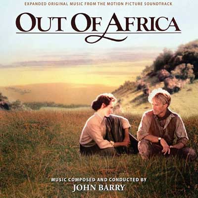 Out of Africa soundtrack album cover